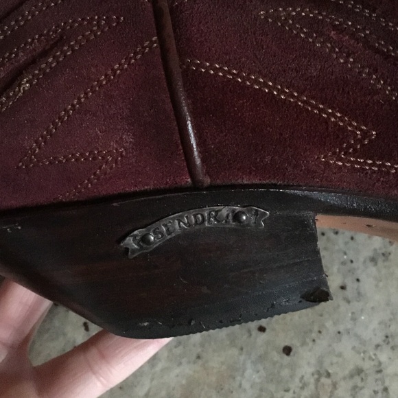 Sendra Suede Embroidered Western Cowboy Boots - Picture 6 of 16